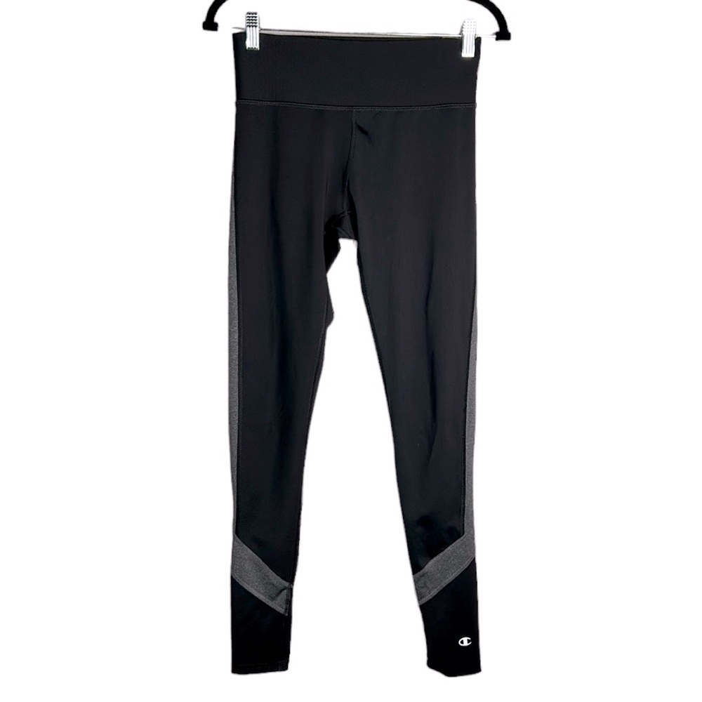 Champion Black & Gray Vapor Workout Athletic‎ Leggings Size Small